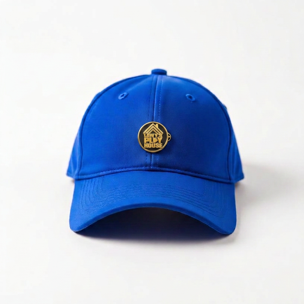 Blue DJ LAWY'S PLAY HOUSE branded cap